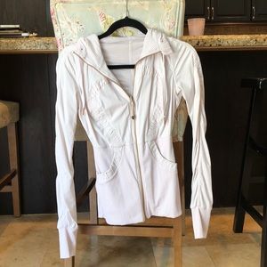 Light pink Lululemon Dance Studio III Jacket
